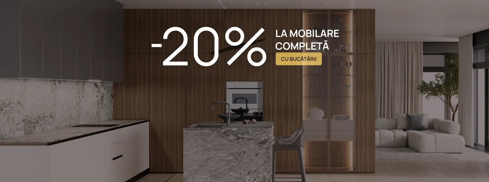 -20% LA MOBILARE COMPLETĂ